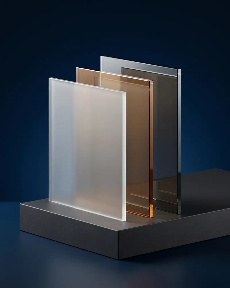 Vidrios especiales: esmerilado, bronce y reflectivo